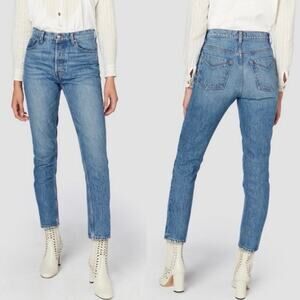 New Derek Lam Lou High-Rise Classic Skinny Jean in LT Wash/Bleu - Size 26